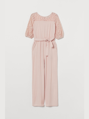 Lace-detail Jumpsuit