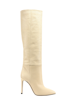 Paris Texas Embossed Knee-high Boots