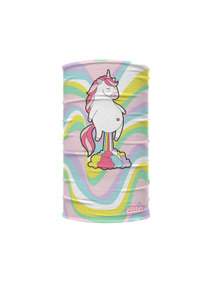 Pastel Farting Unicorn Kids Neck Gaiter