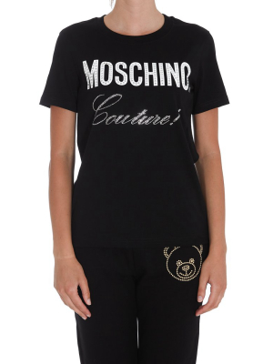 Moschino Stud Embellished Crewneck T-shirt