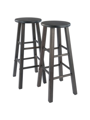 2pc 29" Element Barstools - Winsome