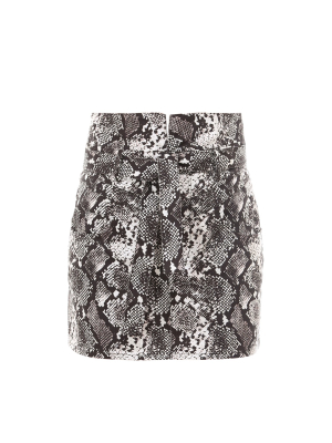 The Attico Belted Mini Skirt