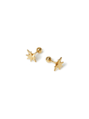 Gold Star Earrings*