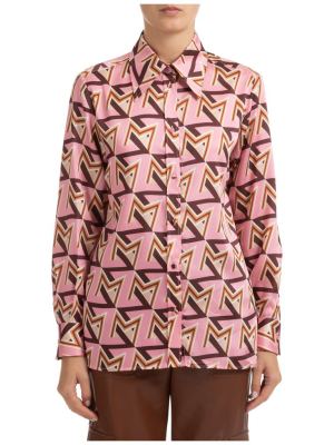 Msgm Allover Printed Shirt