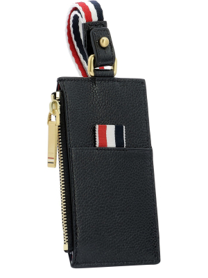 Thom Browne Tri-stripe Neck Strap Cardholder