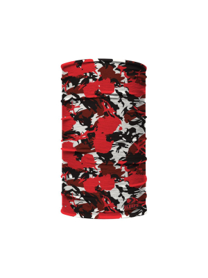 Red Riot Camo Kids Neck Gaiter