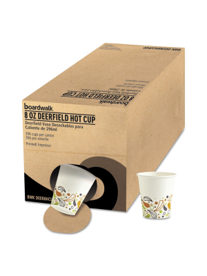 Boardwalk Convenience Pack Paper Hot Cups 8 Oz Deerfield Print 306/carton Deer8hcupop