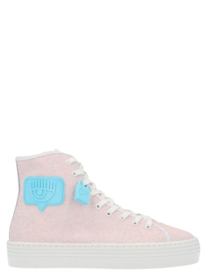 Chiara Ferragni Glittered High-top Sneakers