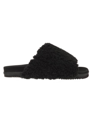 Black Fuzzy Slide