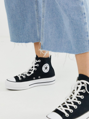 Converse Chuck Taylor All Star Hi Lift Sneakers In Black