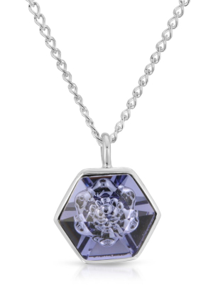 Tanzanite Hexagon Pendant (14 Mm)