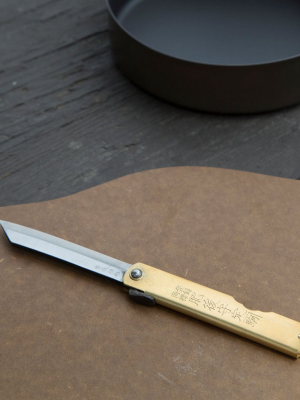 Higonokami Folding Knife, Aogami
