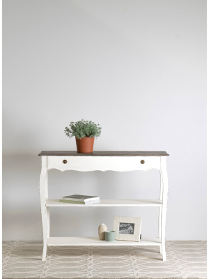 Noah Console Table White - East At Main