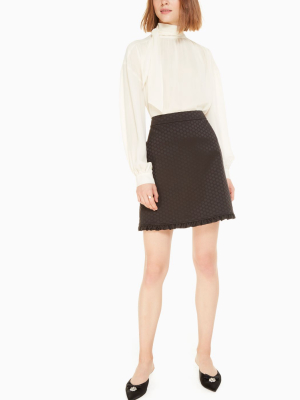 Bakery Dot Jacquard Skirt