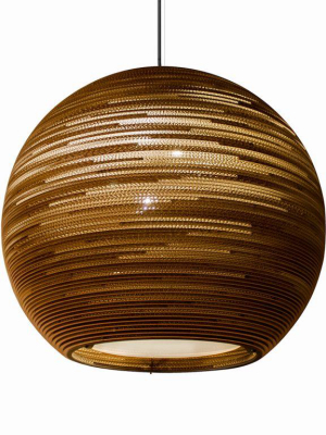 Sun Scraplight Pendant Natural In Various Sizes