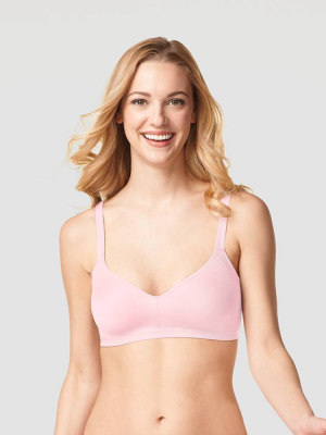 Simply Perfect By Warner's Women's Underarm Smoothing Seamless Wireless Bra