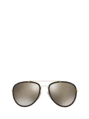 Burberry Eyewear Aviator Frame Sunglasses