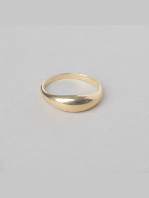 Baby Dome Ring Vermeil Plated