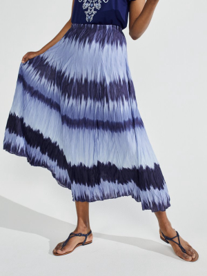 Zac & Rachel Long Pleated Skirt