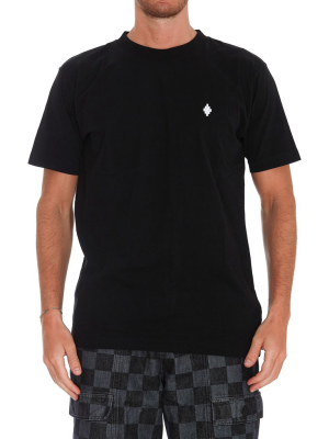 Marcelo Burlon County Of Milan Cross Embroidered T-shirt