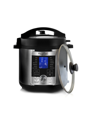 Megachef 6qt Digital Electric Pressure Cooker - Silver