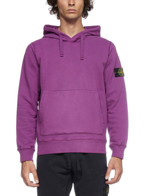 Stone Island Logo Patch Hoodie