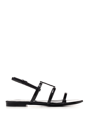 Saint Laurent Cassandra Flat Sandals