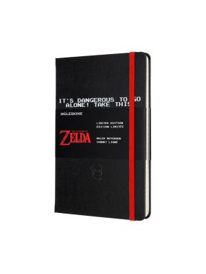 Moleskine Zelda Sword Limited Edition Large Ruled Hard Cover Notebook