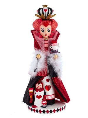 Kurt Adler 17.5" Hollywood Queen Of Hearts Nutcracker