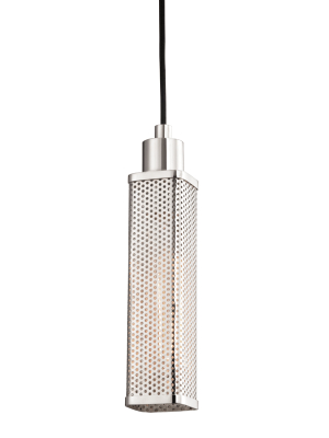 Hudson Valley Lighting Gibbs Pendant - Polished Nickel