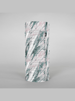 Marble Green Pink 2-layer Neck Gaiter