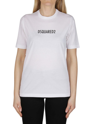 Dsquared2 Logo Print Crewneck T-shirt