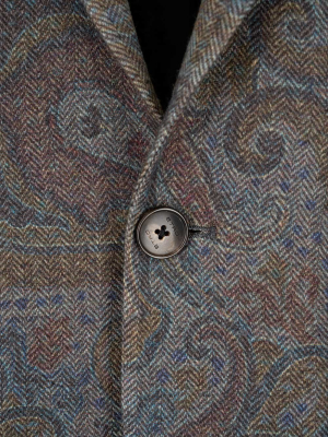 Etro Paisley Printed Tailored Blazer