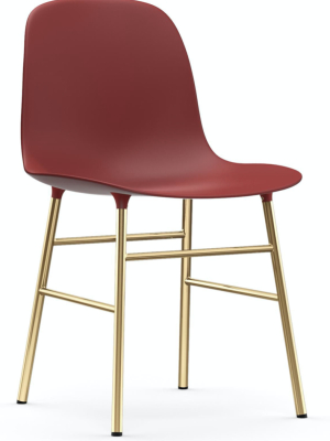 Form Chair - Brass