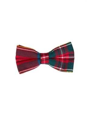 The Rockefeller | Red And Green Plaid Bow Tie