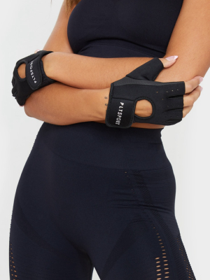 Prettylittlething Black Training Gloves