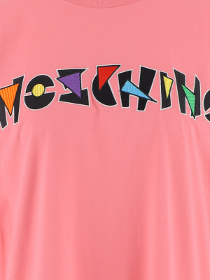 Moschino Logo Embroidered T=shirt