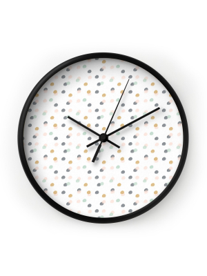 Hello Twiggs Pastel Bubbles Wall Clock - Deny Designs