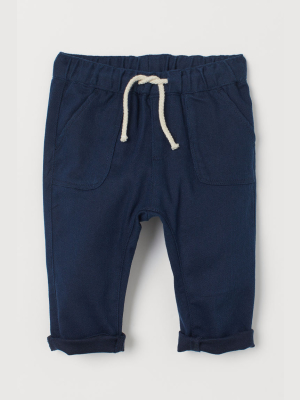 Twill Pull-on Pants