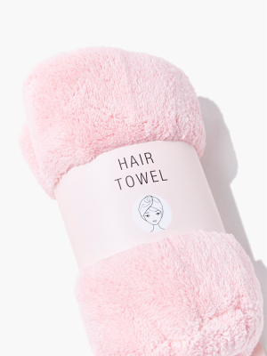 Plush Hair Towel