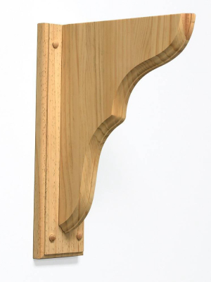 Wooden Bracket On Base