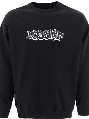 Paccbet Graffiti Print Sweatshirt