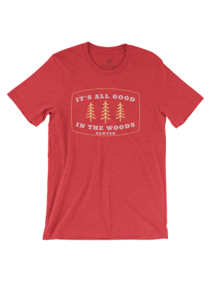 All Good In The Woods Tee - Hth Red