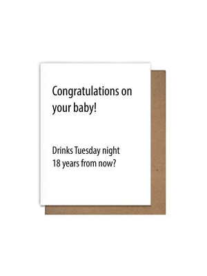 Baby Drinks Card