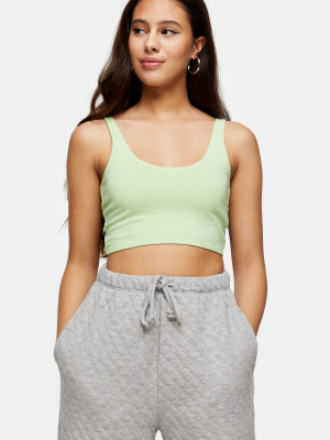 Petite Green Zig Zag Cami