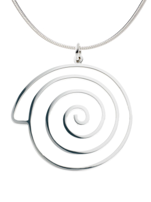 Large Spiral Pendant