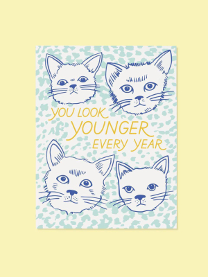 Younger Cats Card