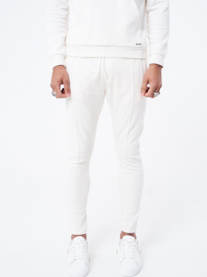 Essentials Waffle Slim Fit Jogger - Off White