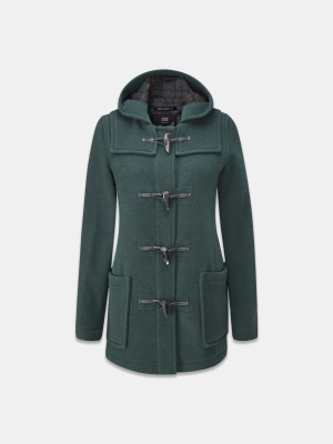 Short Green Duffle Coat Dc