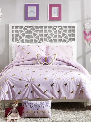 Fiona Unicorn Kids Comforter Set